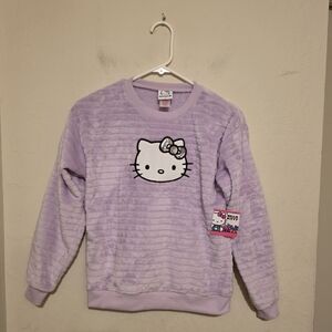 NWT Hello Kitty Lavender Sweater Size 12